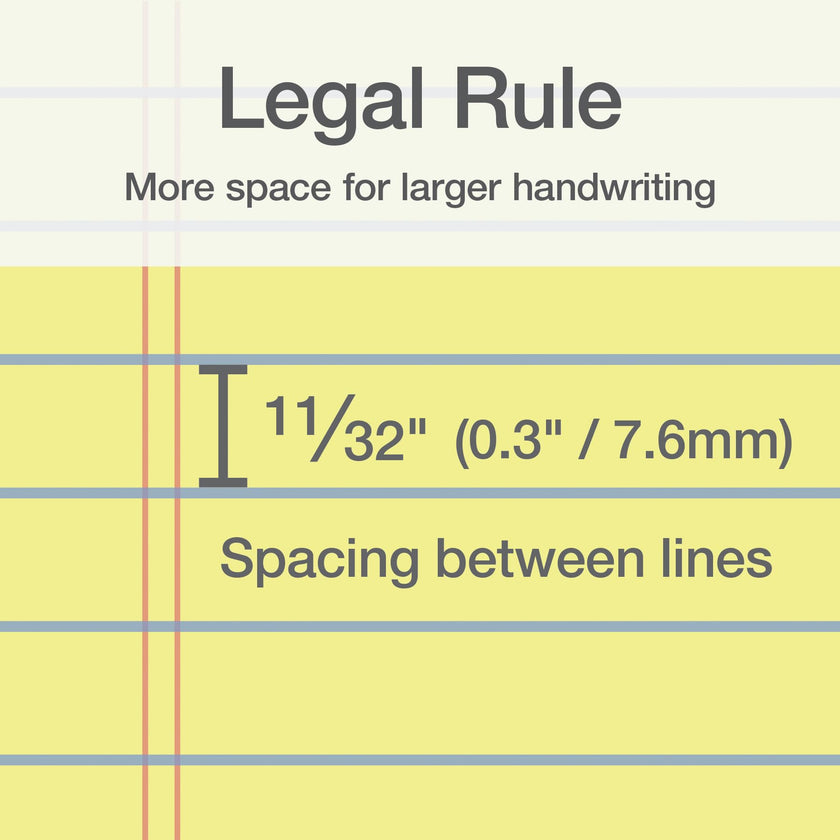 Oxford Legal Pads, 8.5 x 11 Inch, Wide Ruled, Yellow Paper, 50 Sheets per Pad, 12-Pack Notepads for School, Office, Lists, and Note Taking, Letter Size, Double-Sided Writing Pages 🍁 All In One Marketplace Canada