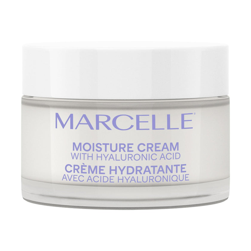 Marcelle Moisture Cream with Hyaluronic Acid, Vegan, Cruelty-Free, Clean Formula, Non-Comedogenic, Fragrance-Free, Paraben-Free, Mineral Oil-Free, Hypoallergenic, 50 mL 🍁 All In One Marketplace Canada