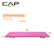 CAP Barbell Folding Exercise Mat – Durable, Anti-Tear, Thick Padding for Fitness, Aerobics, Gymnastics & Home Workouts. 72