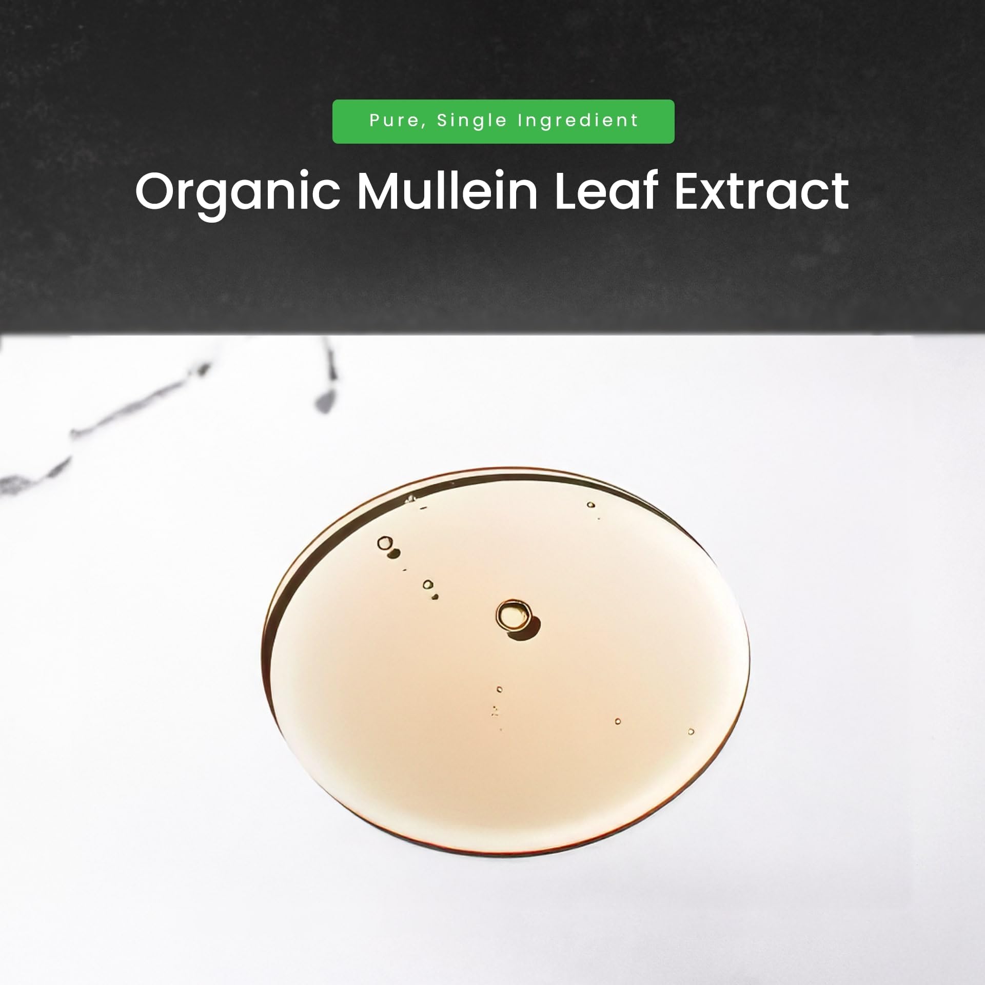 Organic Mullein Leaf Extract for Lungs - 4 Fl Oz - Herbal Tincture for Lung Cleanse & Flush - Natural Mullein Tea Alternative - Mullein Supplement Drops for Lungs - 1,000mg Equivalent Per Serving 🍁 All In One Marketplace Canada