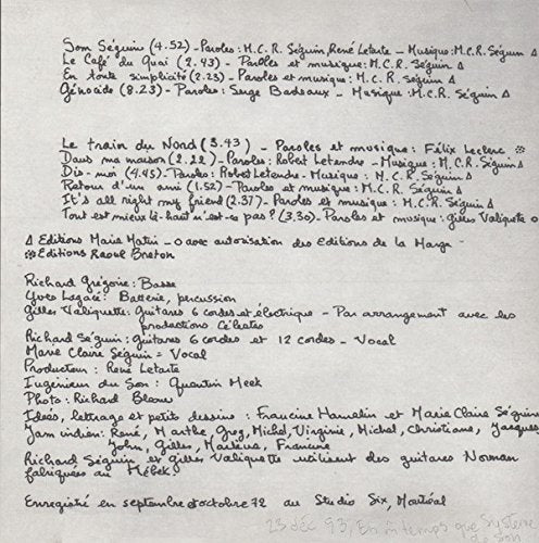 Séguin / Séguin - CD (Used)