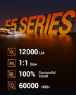 SEALIGHT H11 LED Fog Light Bulbs Yellow, 600% Brightness 12000LM H8 H9 H16 Fog lamp Lights or Daytime Running Lamp, 3000K Golden Yellow, Pack of 2 🍁 All In One Marketplace Canada