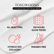 TOSOWOONG Real Collagen Fit, Hydrolyzed Collagen Wrapping Mask, Peel Off Facial Mask for elasticity, Hydrating, Glow, Glass Skin, Face Moisturizer, Self Care, Korean Skin Care, 50ml, 1.69 fl. oz. 🍁 All In One Marketplace Canada