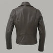Women’s Lightweight Leather Fashion Jacket | Soft Naked Cowhide Casual Moto Style