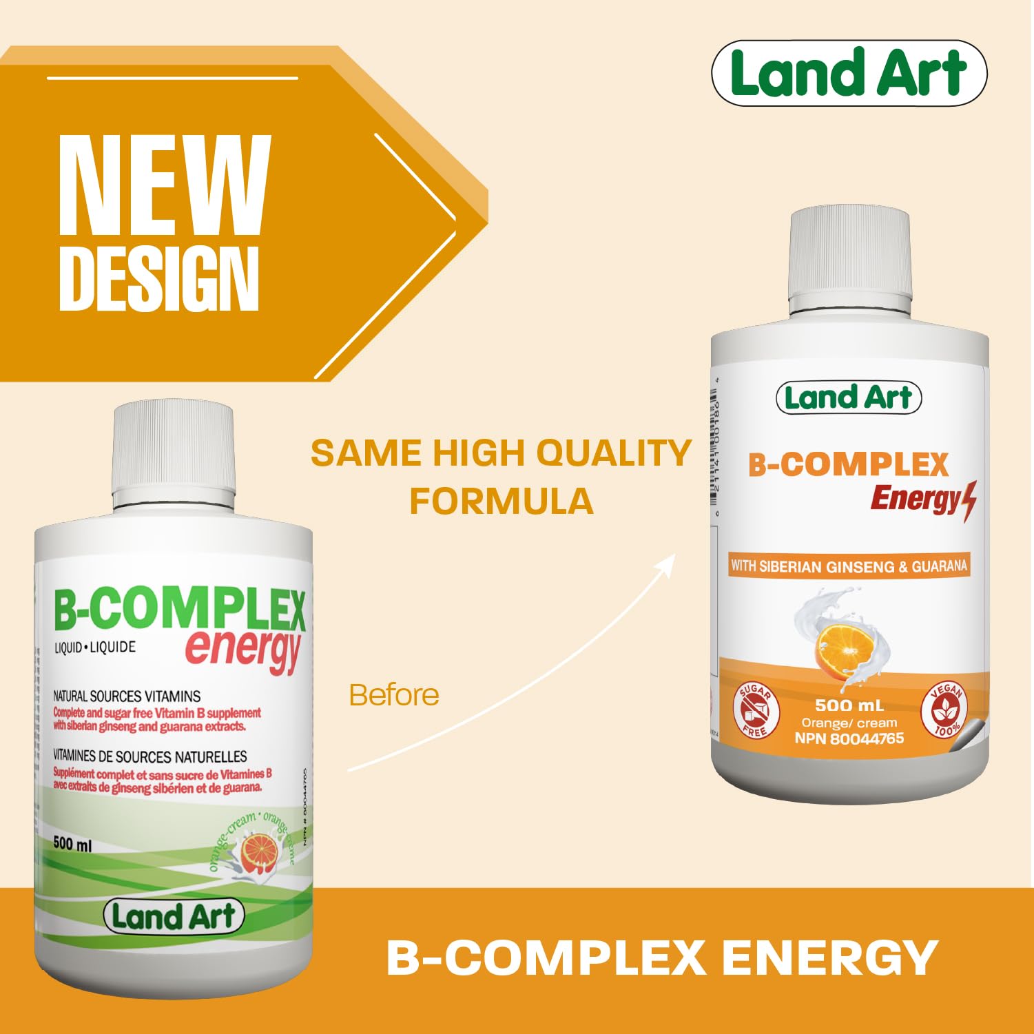 Land Art - B-Complex Energy (500ml)