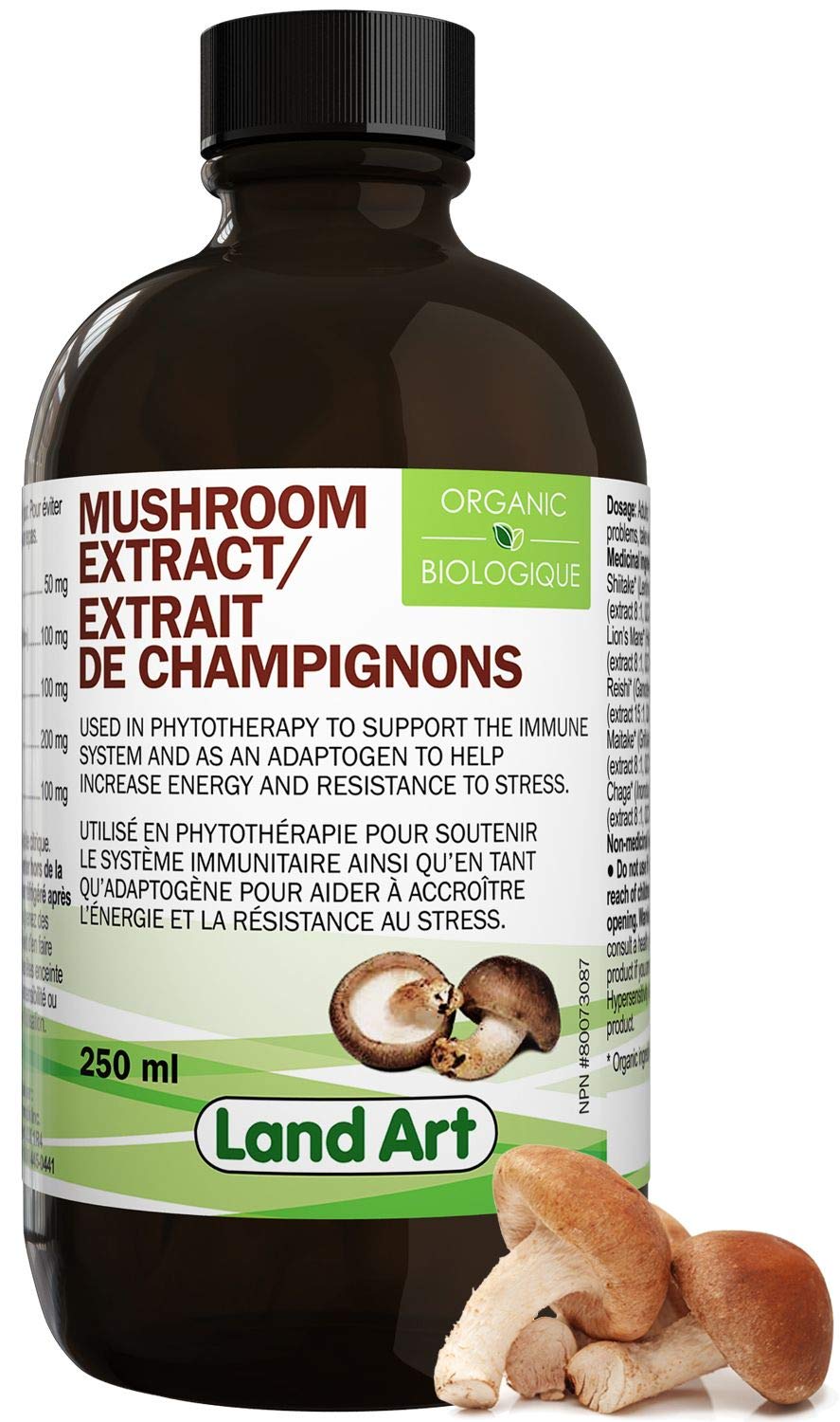Land Art - Organic Mushroom Extract (250ml)