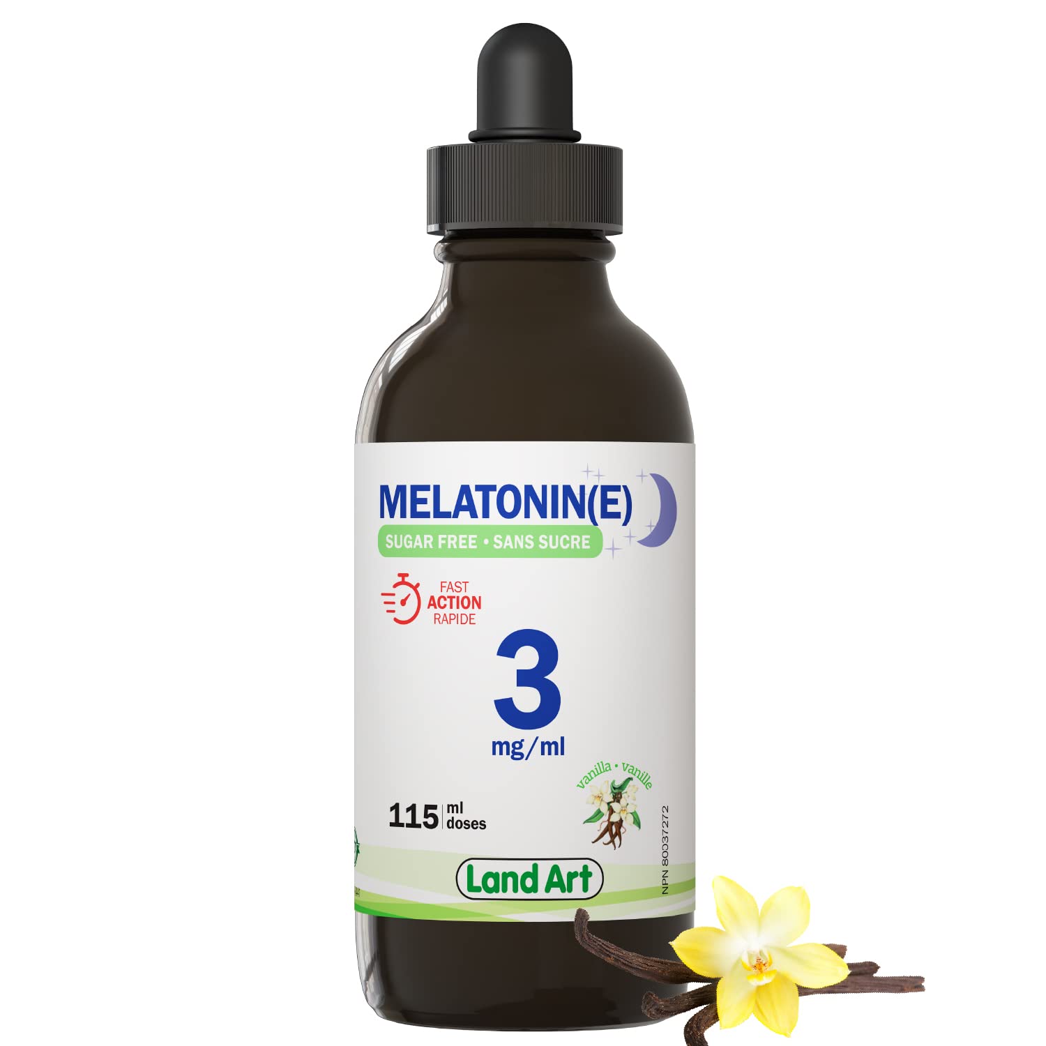 Land Art - Melatonin 10mg - Sugar Free (115ml)