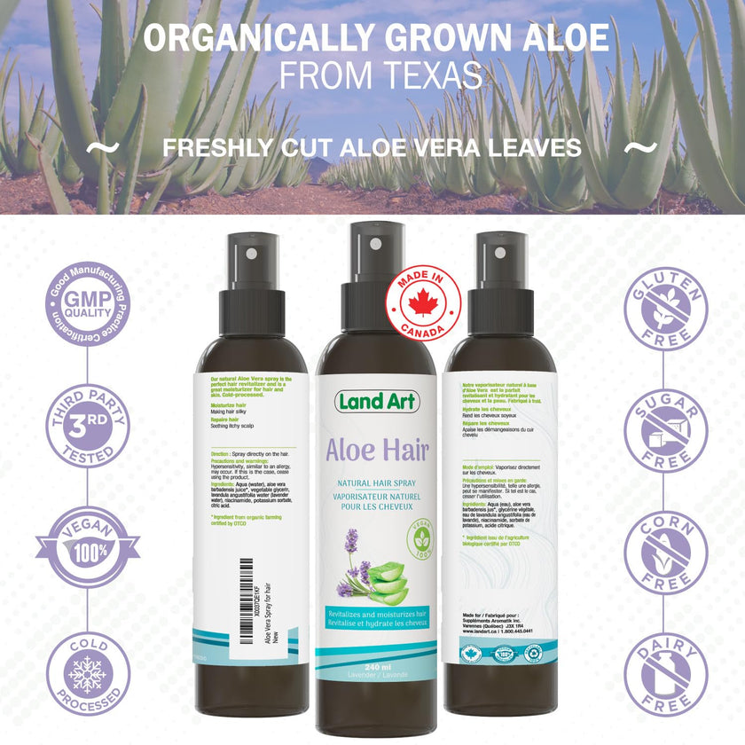 Land Art - Aloe Hair (240ml)