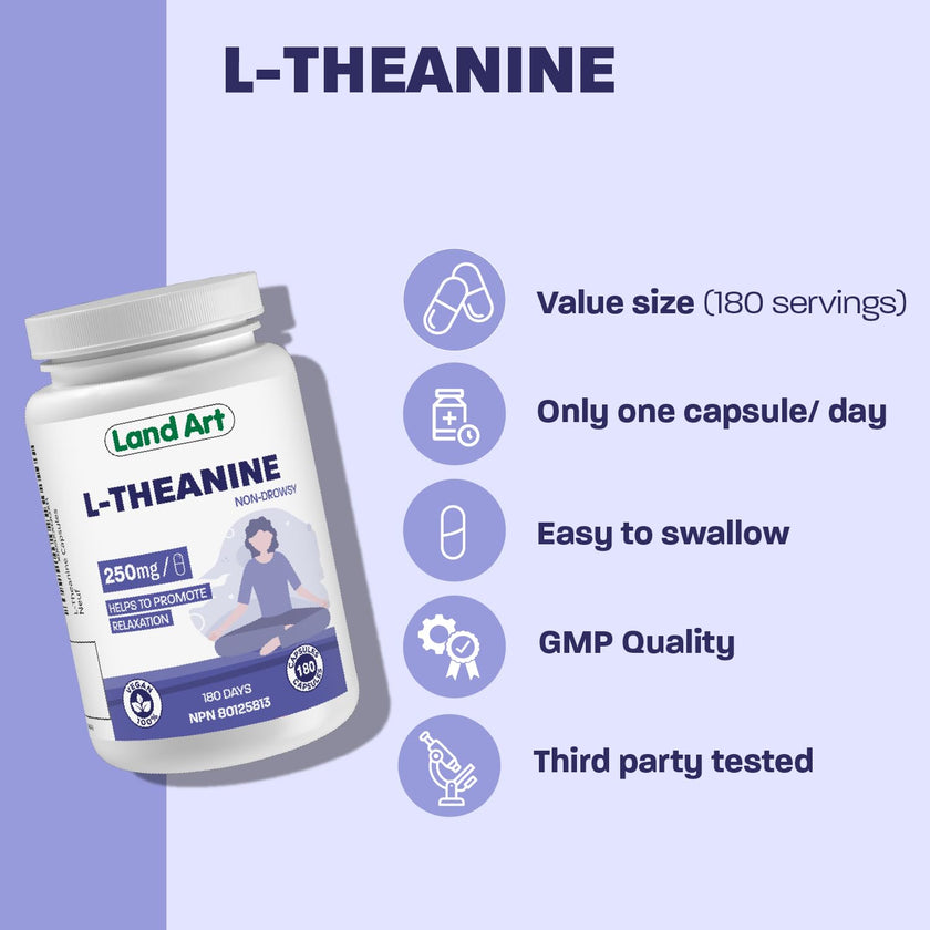 Land Art - L-Theanine 250mg (180caps)