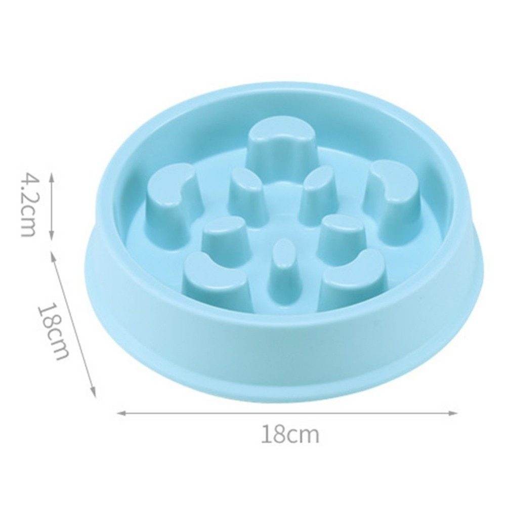 Slow Feeder Bowl for Dogs & Cats – Anti-Choking Puzzle Feeder (Blue, Green, Pink)
