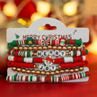 Christmas Polymer Clay Color Bracelet set  Xmas gift idea