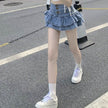Hot Girl Pure Mini Denim Skirt Women's Summer Jeans Skirt