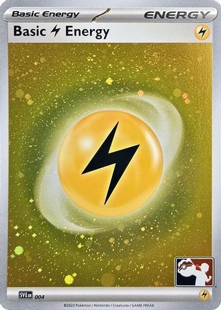 Basic Lightning Energy - 004 (Cosmos Holo) 4 - Prize Pack Series Cards Holofoil