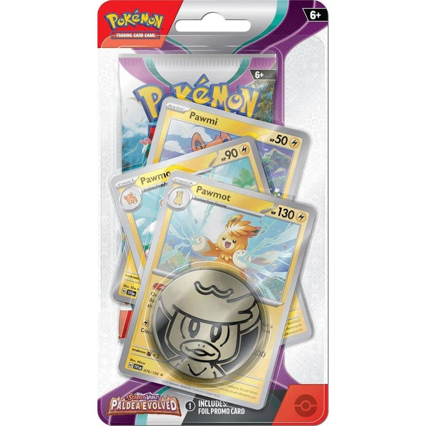Paldea Evolved Premium Checklane Blister [Pawmot]