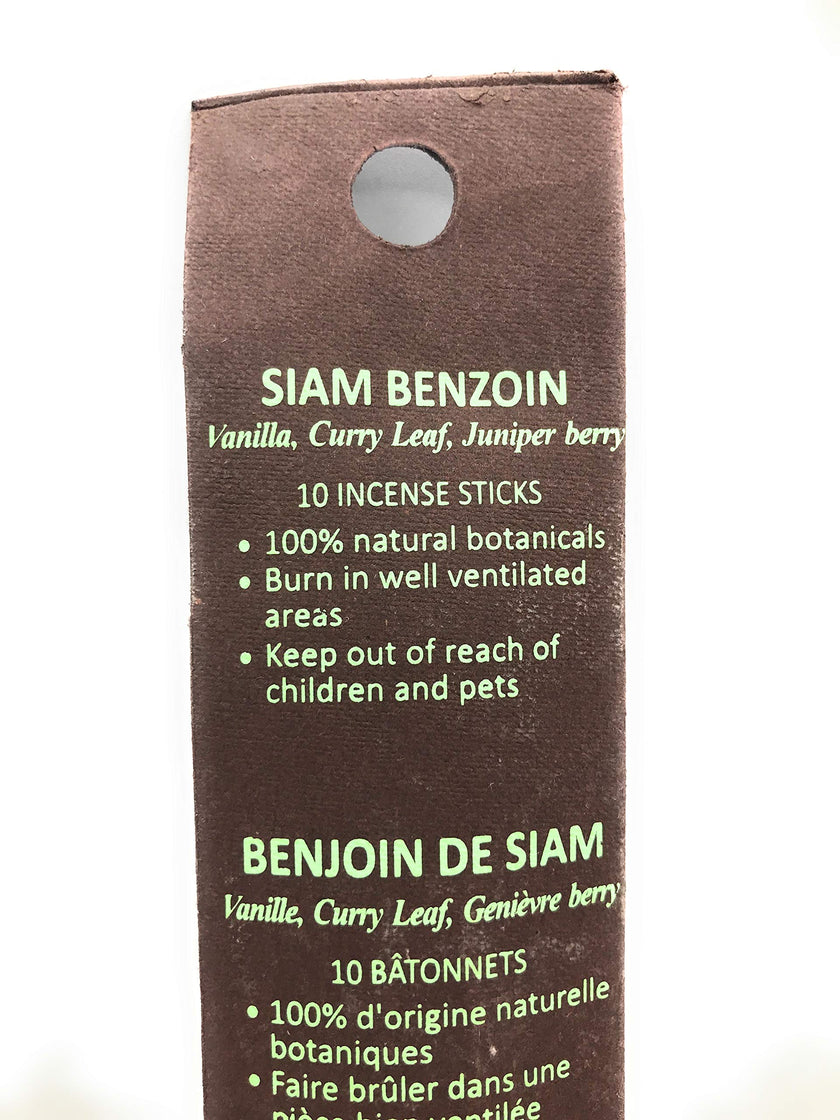 Maroma - Premium Stick Incense Siam Benzoin (10ct)