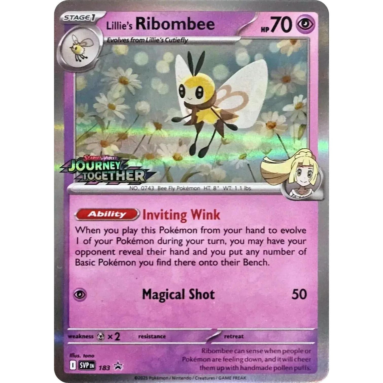 Lillie's Ribombee - 183 (Prerelease) (183) (SVP)
