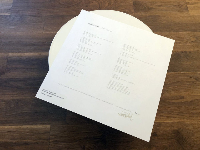 Julie Fader / Outside In - White LP Vinyl
