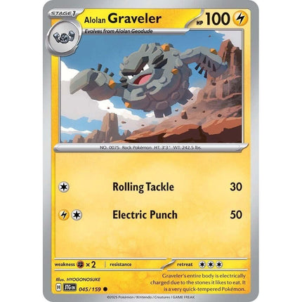 Alolan Graveler (045/159) (JTG)