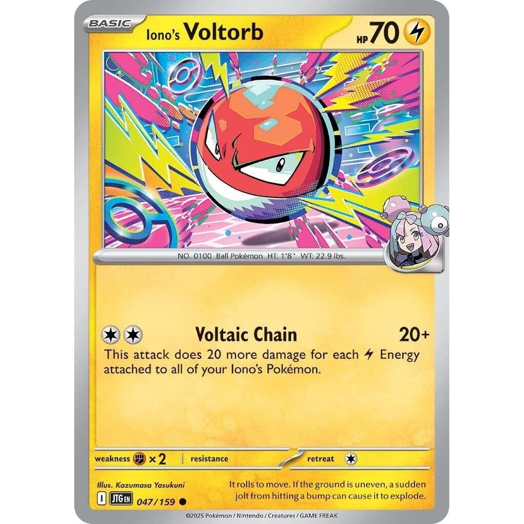 Iono's Voltorb (047/159) (JTG)