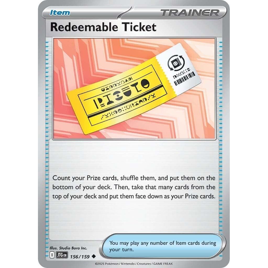 Redeemable Ticket (156/159) (JTG)