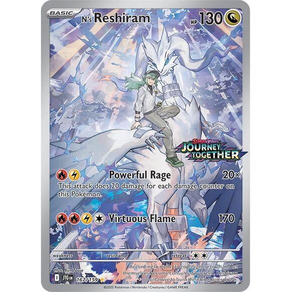 N's Reshiram - 167/159 (Journey Together Stamped) (167/159) (JTG)
