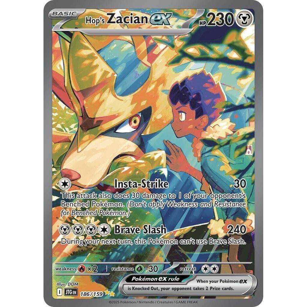 Hop's Zacian ex (186/159) (JTG)