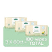 Aleva Naturals - Bamboo Baby Dry Wipes (60ct)