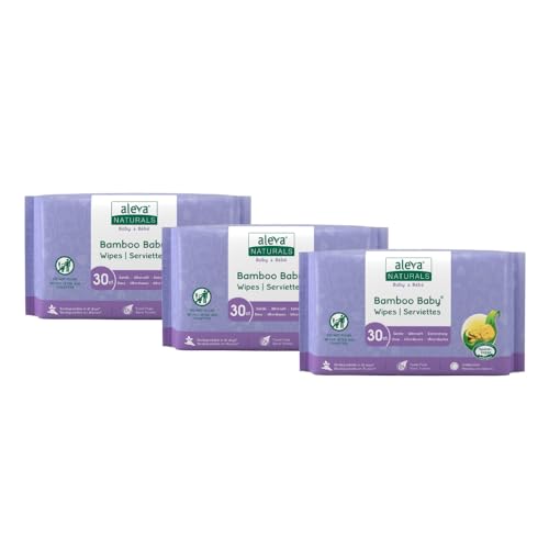 Aleva Naturals - Bamboo Baby Travel Wipes (30pk)
