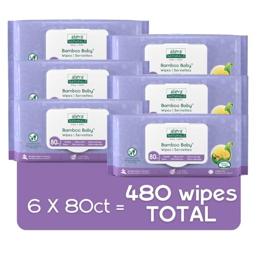 Aleva Naturals - Bamboo Baby Wipes (80pk)