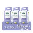 Aleva Naturals - Bamboo Baby Nose 'n' Blows Wipes (30pk)