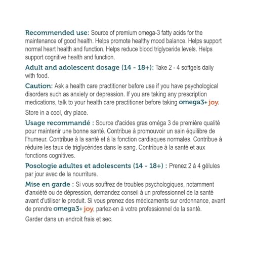 Genuine Health - Omega3+ JOY (240sg)