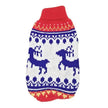 Christmas Maple Snowflake Turtleneck Knitted Sweater Pet Clothes