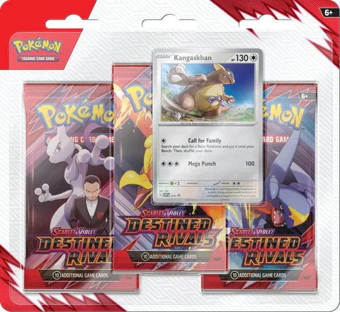 Pokémon TCG - Scarlet & Violet - Destined Rivals - 3 Packs Blister