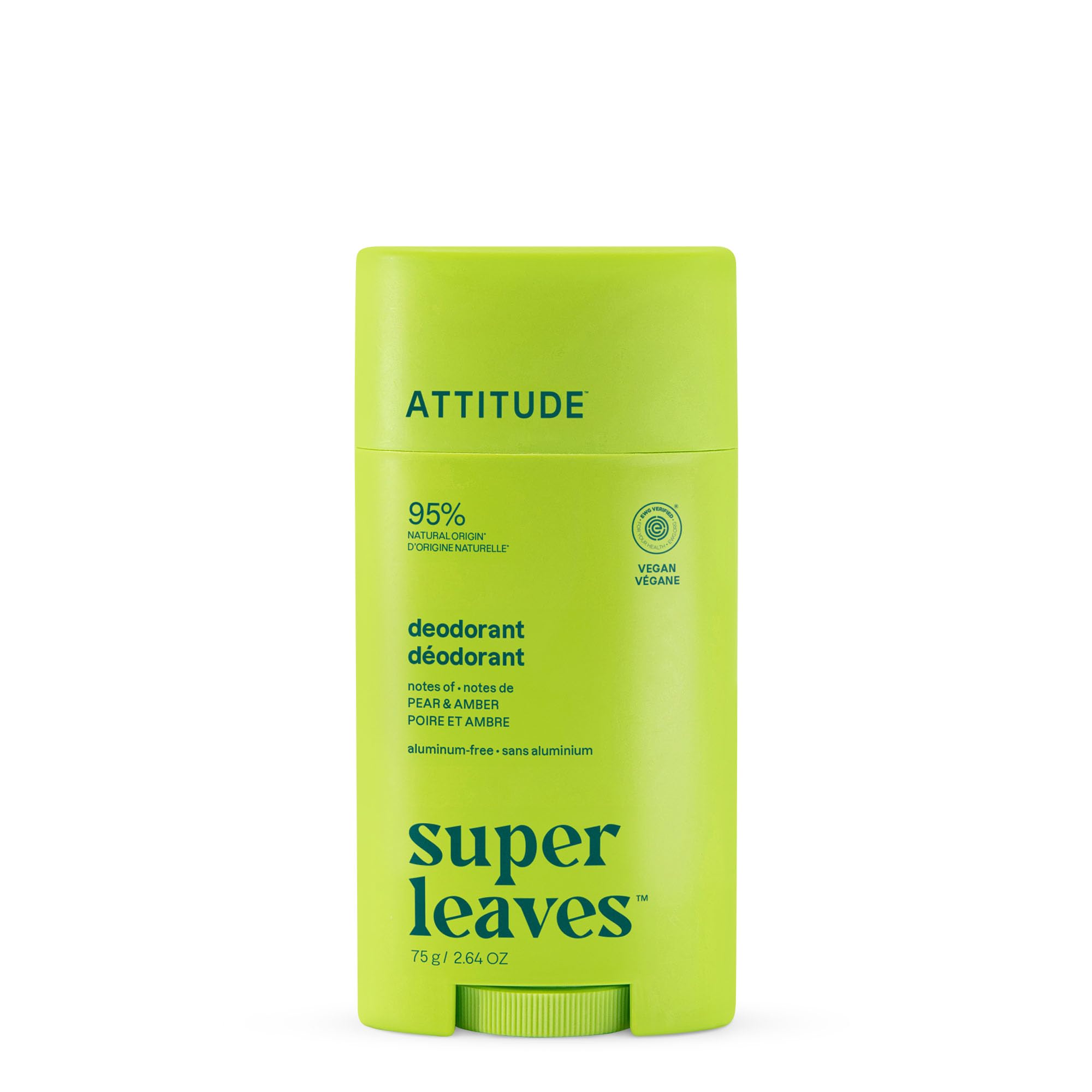 Attitude - Deodorant - Pear & Amber (85g)