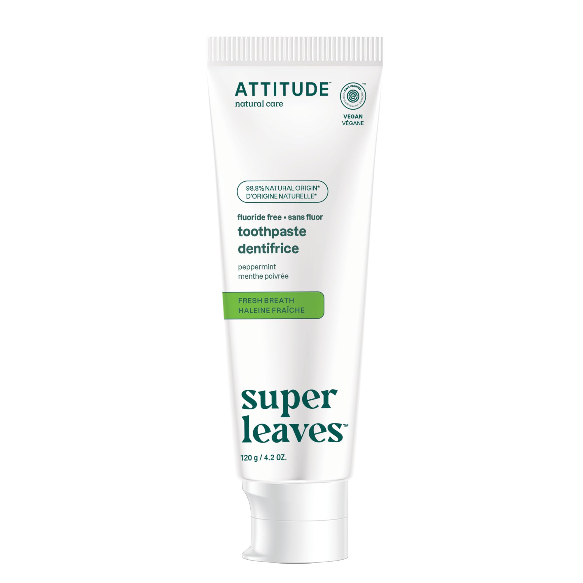 Attitude - Toothpaste Fluoride - Fresh Breath (120g)