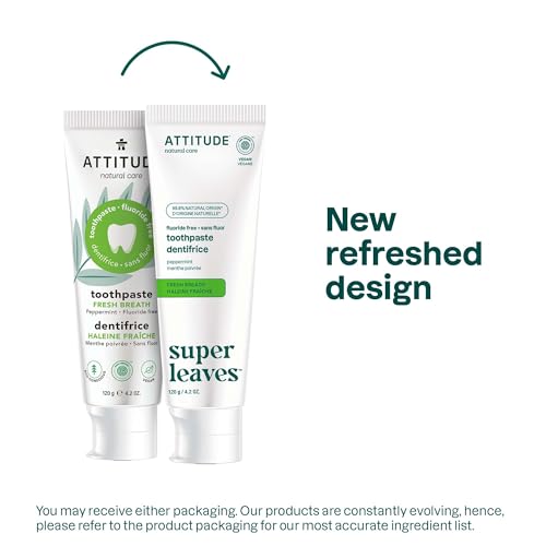 Attitude - Toothpaste Fluoride - Fresh Breath (120g)