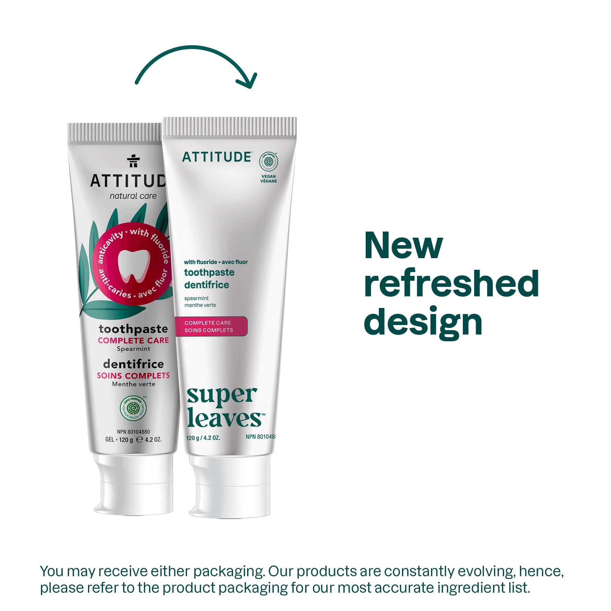 Attitude - Toothpaste Fluoride - Complete Care (120g)