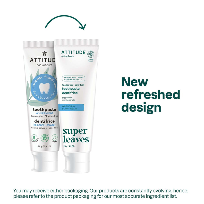 Attitude - Toothpaste Fluor-Free - Whitening (120g)