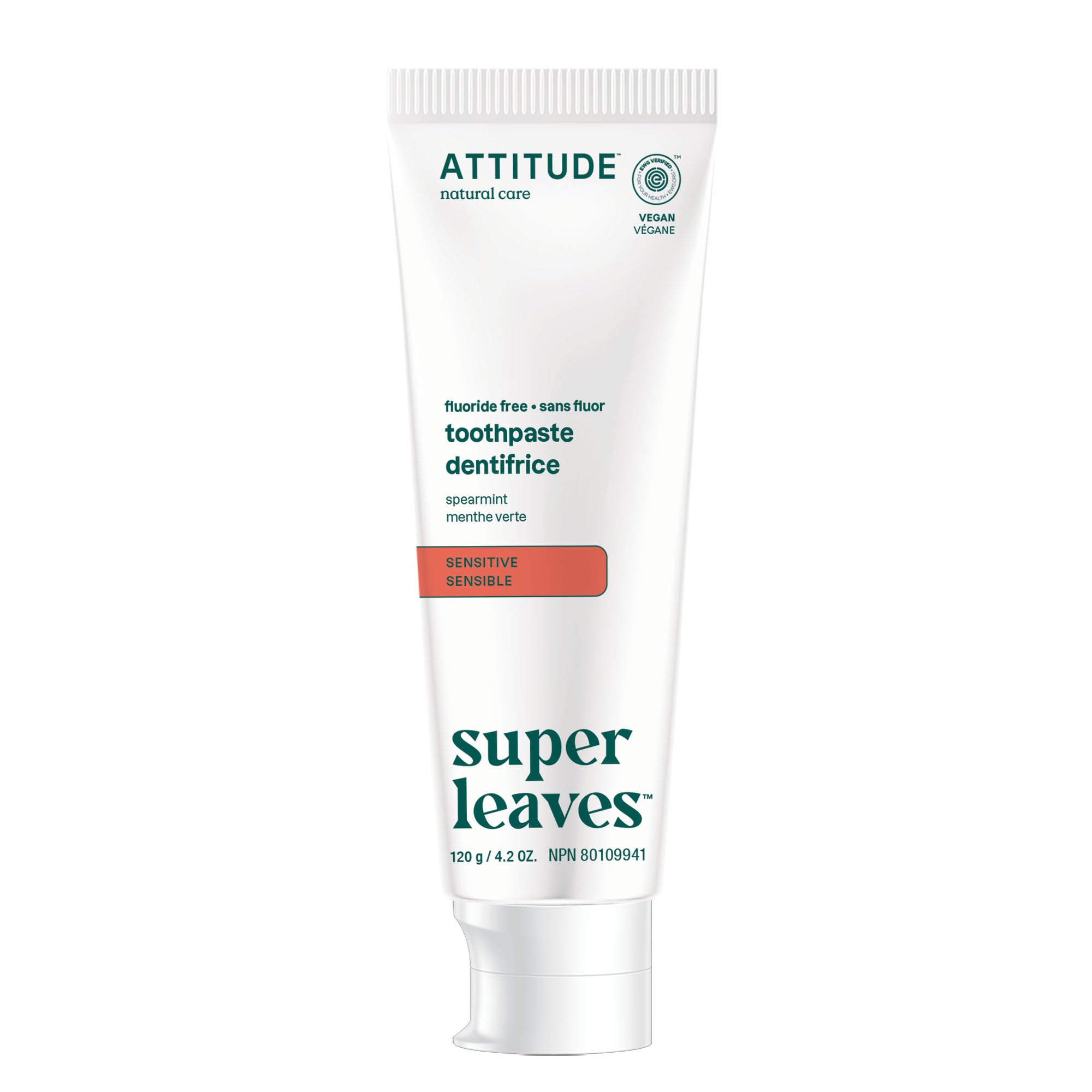 Attitude - Toothpaste Fluor Free - Sensitive (120g)