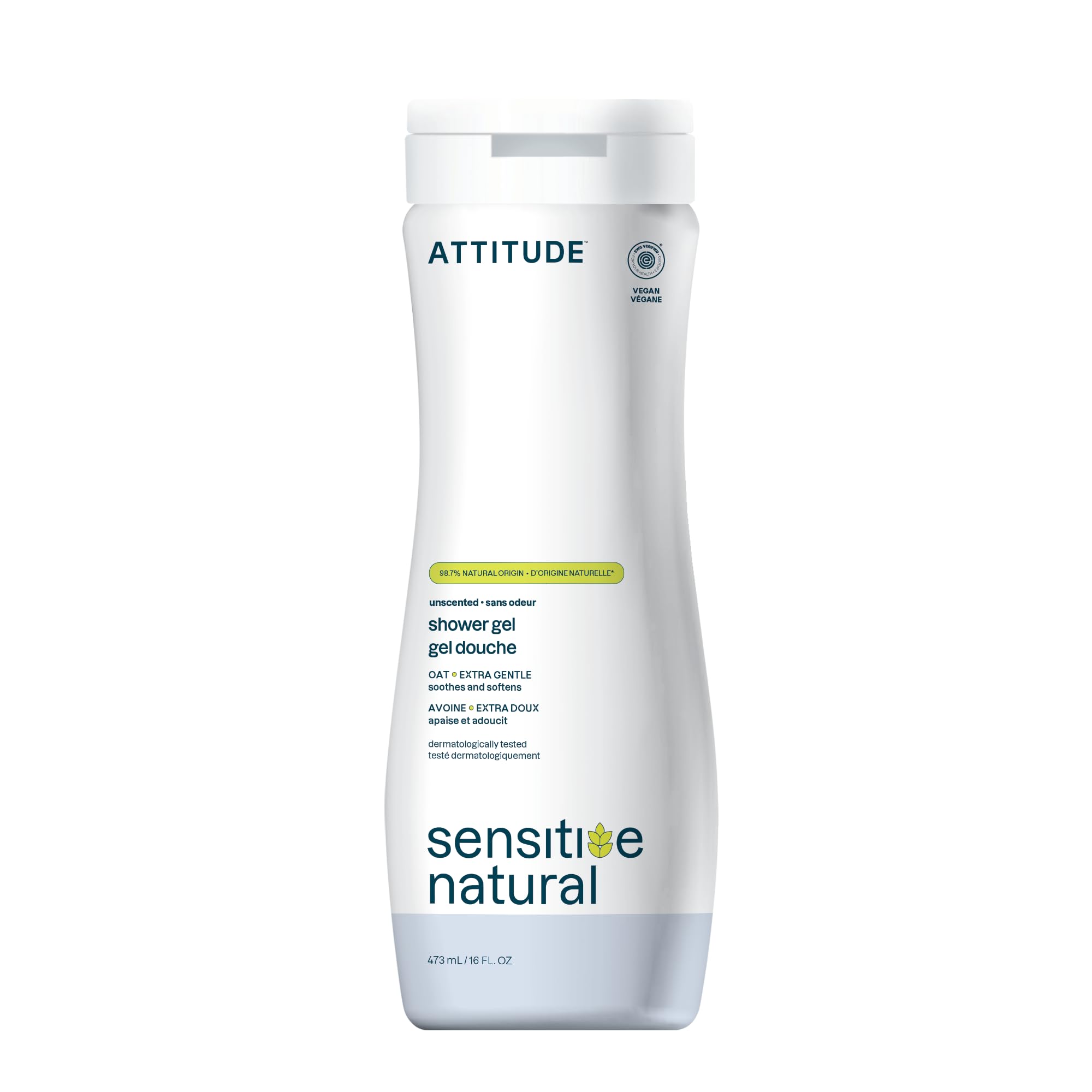 Attitude - Natural Baby Wipes - Sensitive Skin (72un)
