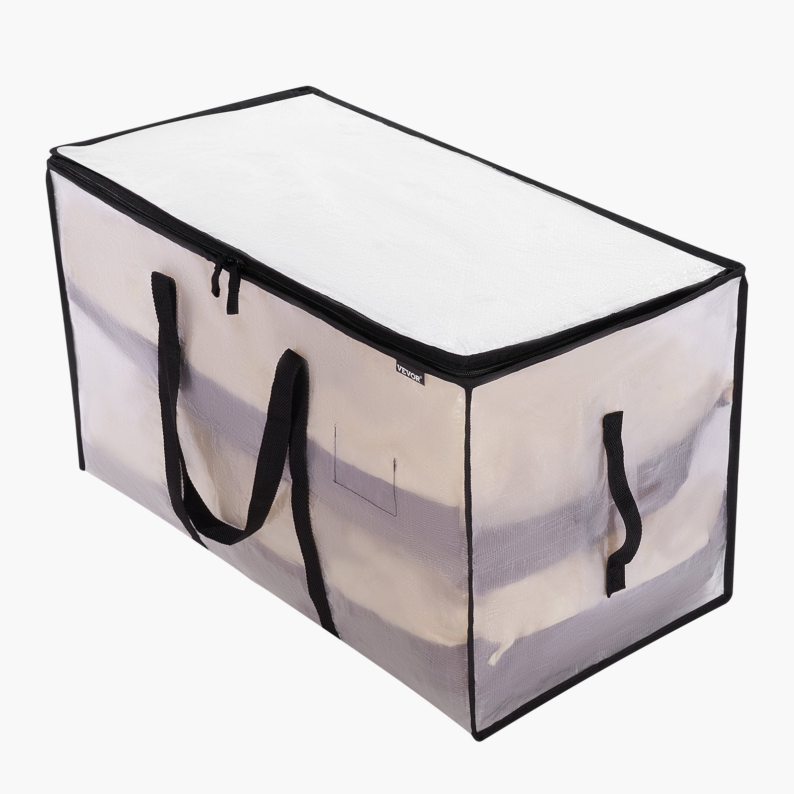 90L Blanket and Comforter Storage Bags, 6-Pack, Foldable, Reinforced Handles, Closet Organiser
