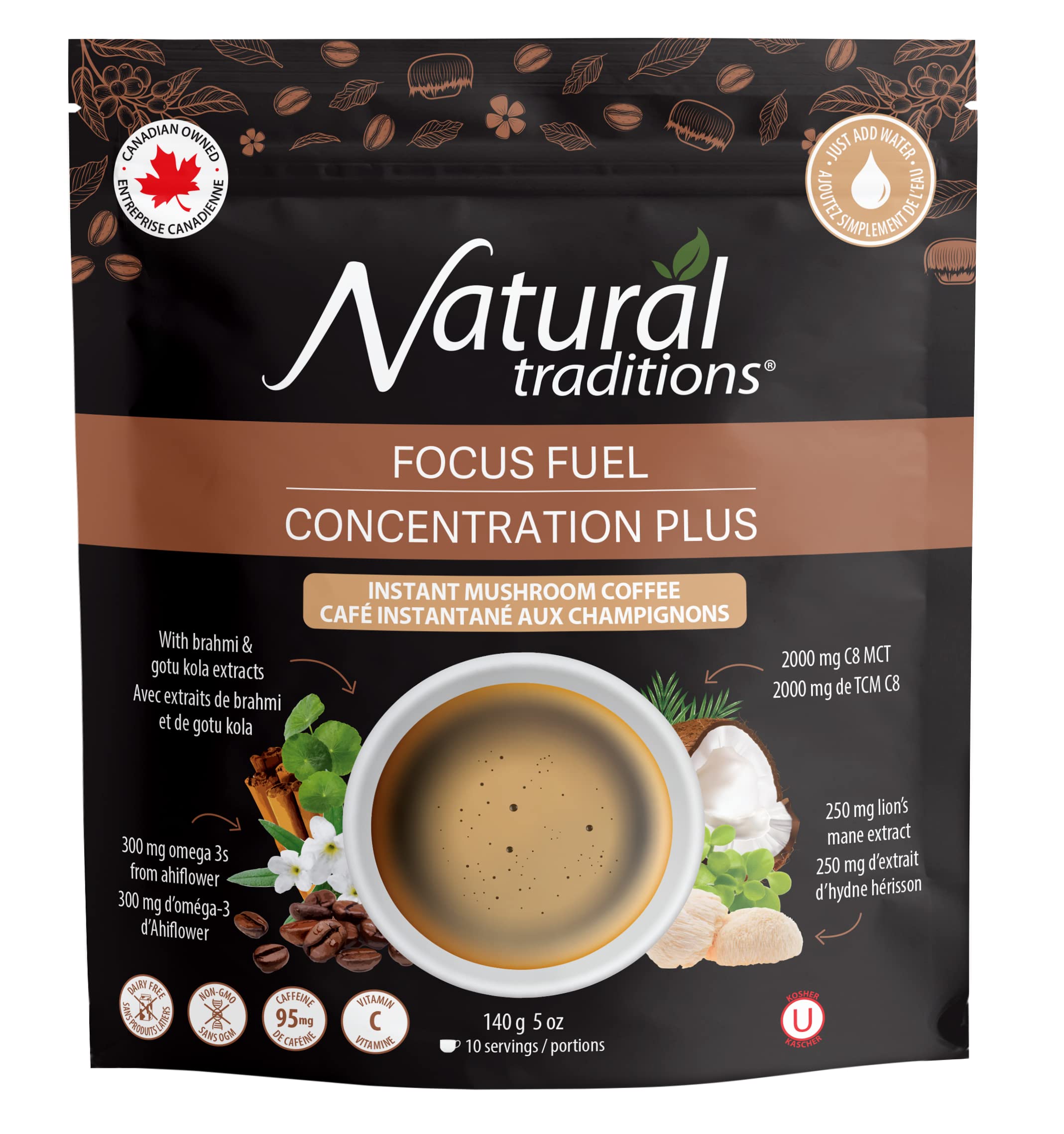 Organic Traditions - Focus Fuel Coffee (140g)