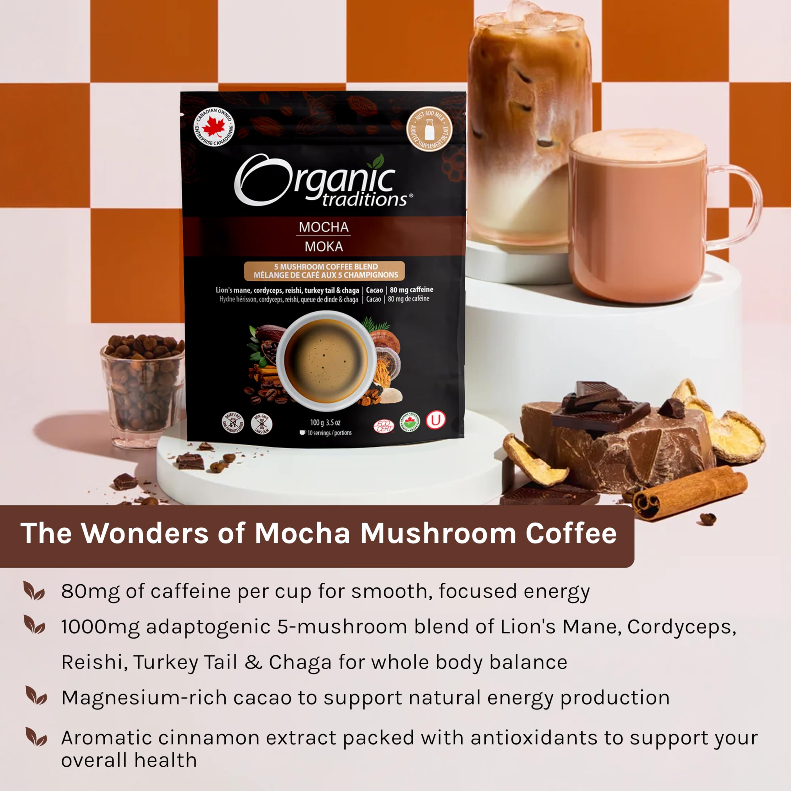 Organic Traditions - Mocha (100g)