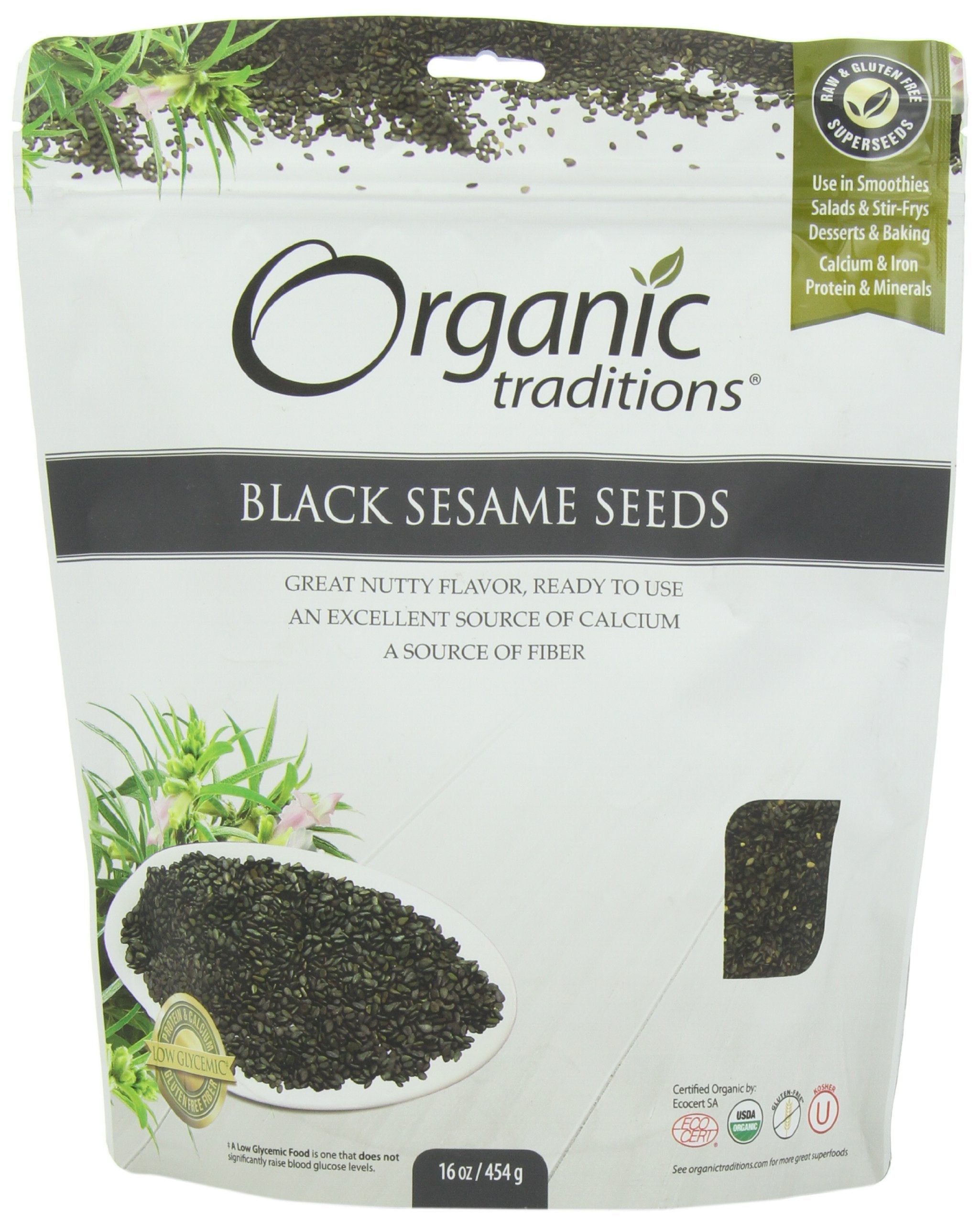Organic Traditions - Black Sesame Seeds (454g)