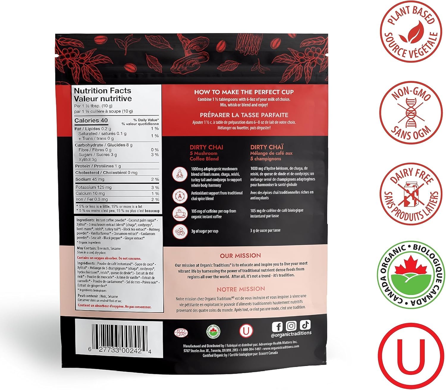 Organic Traditions - Dirty Chai (100g)