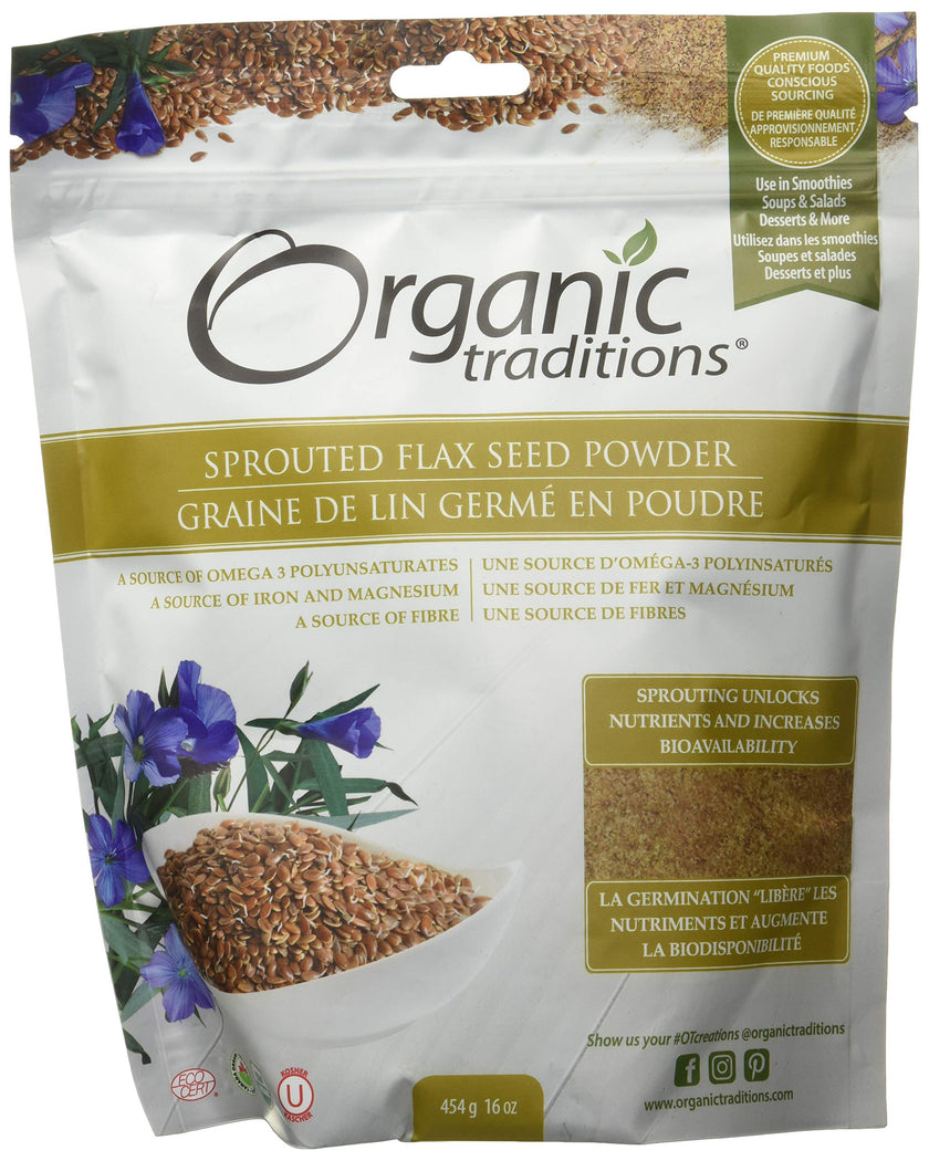 Organic Traditions - Sprouted Flax (454g)