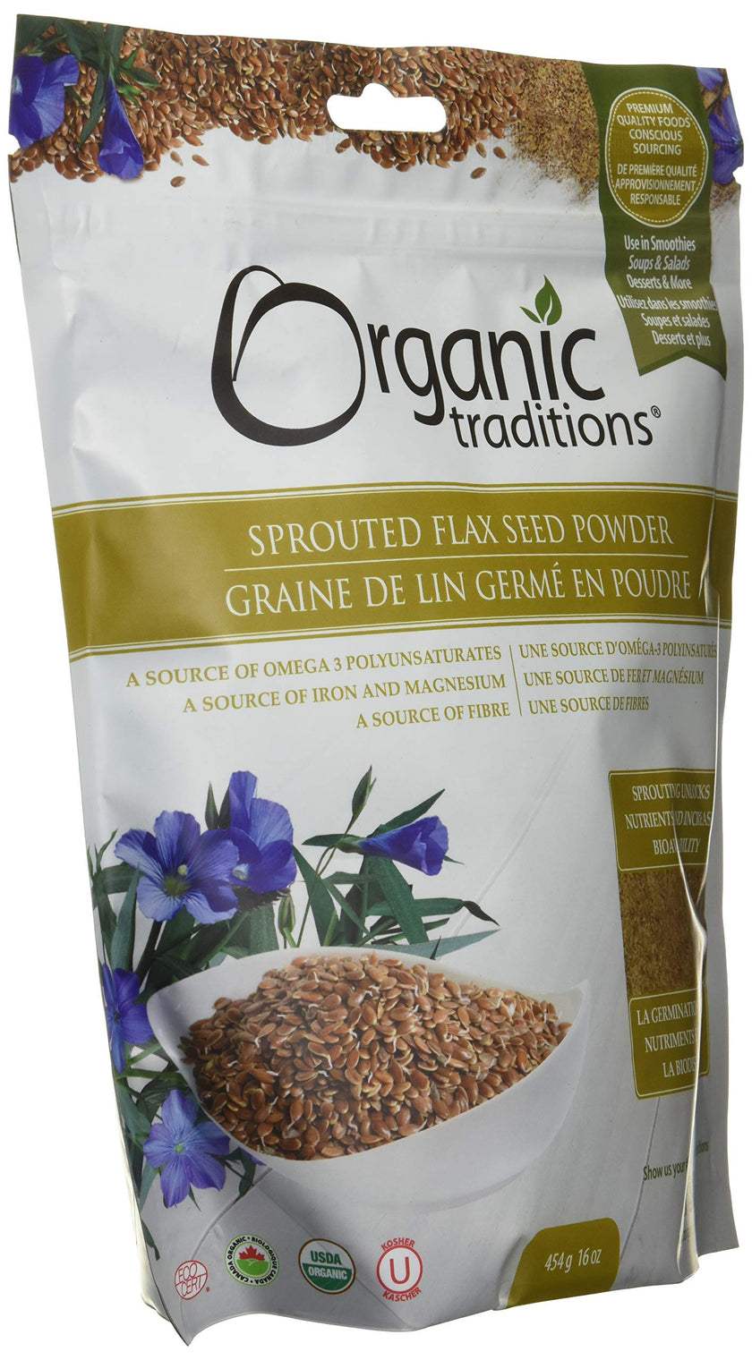 Organic Traditions - Sprouted Flax (454g)
