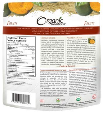 Organic Traditions - Lucuma Powder (200g)