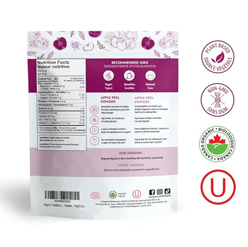 Organic Traditions - Apple Peel Powder (100g)