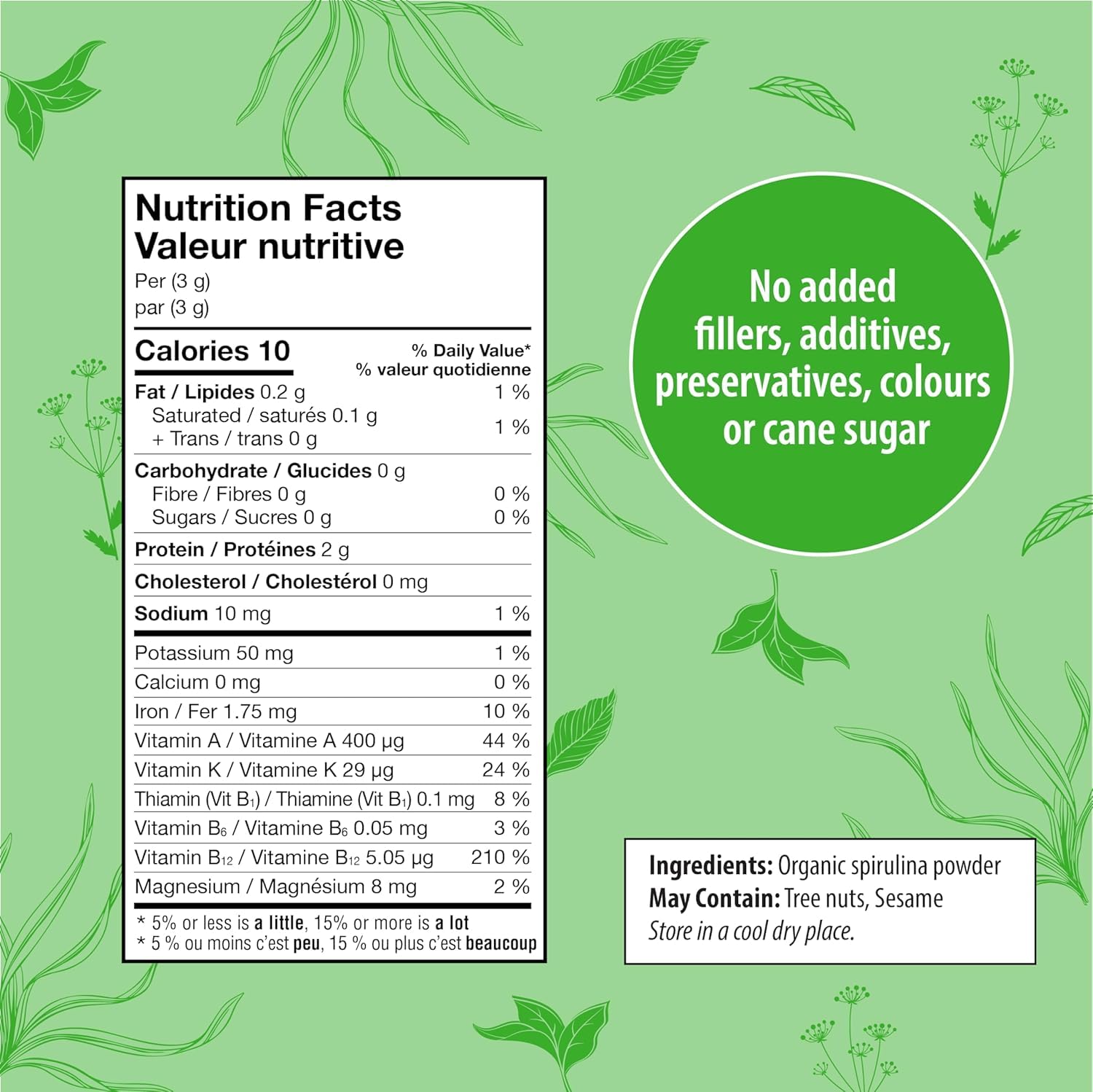 Organic Traditions - Spirulina Powder (150g)